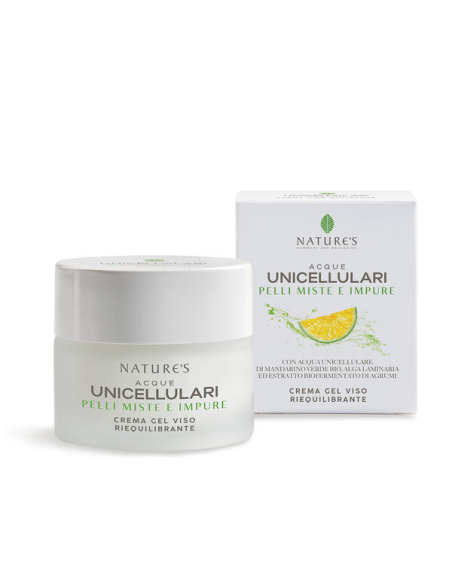 Crema Gel Viso Riequilibrante - Controllo Sebo e Opacità Crema Gel Viso Riequilibrante - Controllo Sebo e Opacità