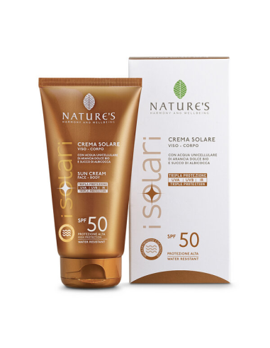 iSolari Crema Solare SPF 50 | Protezione Alta e Idratazione