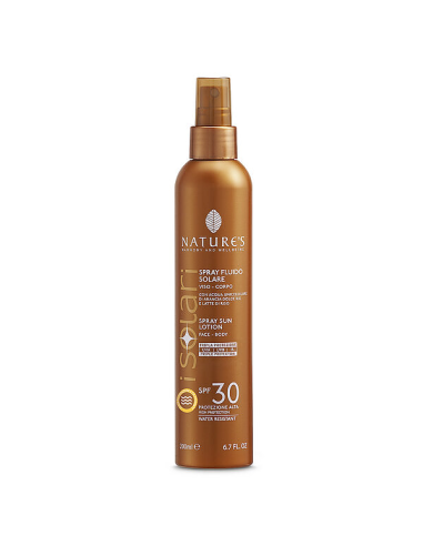 Spray Fluido Solare SPF 30 - Protezione solare bio | Bioessenza