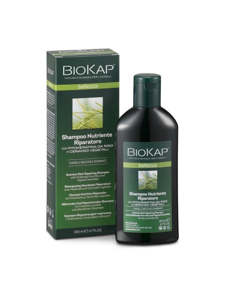 BioKap® Shampoo Nutriente Riparatore - Nutrimento e Protezione BioKap® Shampoo Nutriente Riparatore - Nutrimento e Protezione