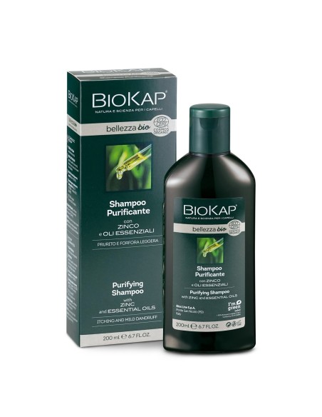 Shampoo Purificante BioKap Bellezza Bio - Contro Prurito e Forfora Shampoo Purificante BioKap Bellezza Bio - Contro Prurito e Forfora