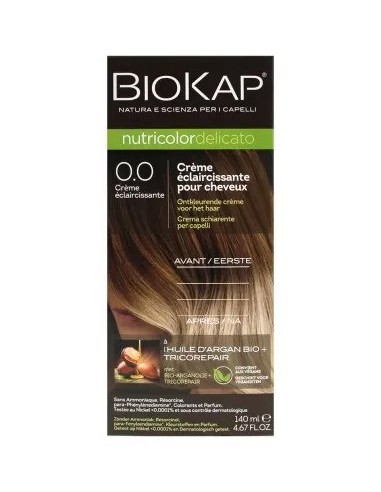 Biokap Nutricolor Crema Schiarente Delicato 0.0 - Schiarente per Capel