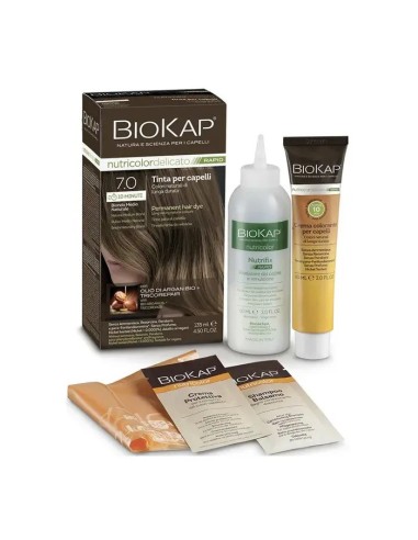 Biokap Nutricolor Delicato Rapid 7.0 Biondo Medio Naturale - Tinta per