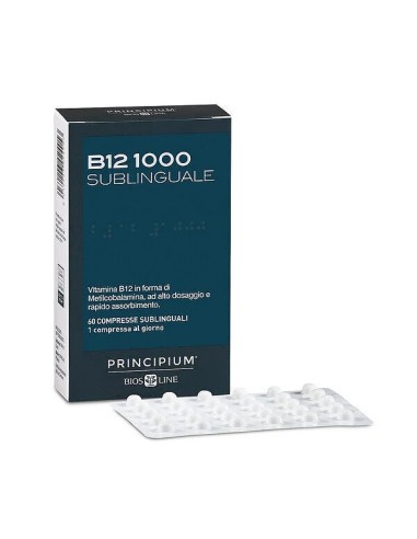 B12 1000 Sublinguale - Integratore di Vitamina B12 in Metilcobalamina