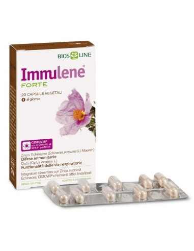 Biosline Immulene Forte 20 Capsule - Rafforza le Difese Immunitarie