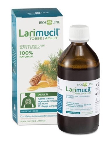 Biosline Larimucil Tosse Adulti Sciroppo 175 ml - Calmante per Tosse