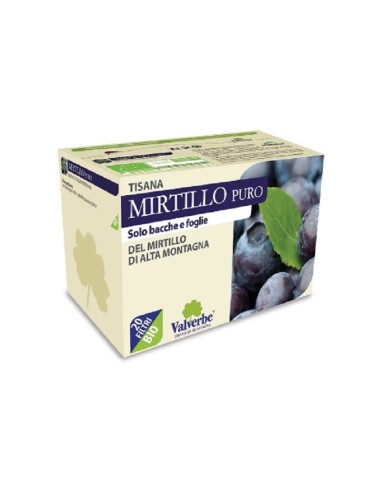 Infuso Mirtillo Puro Valverbe - 20 Filtri | Benessere Naturale