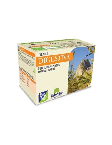 Tisana Digestiva Valverbe - 20 Filtri | Digestione Naturale