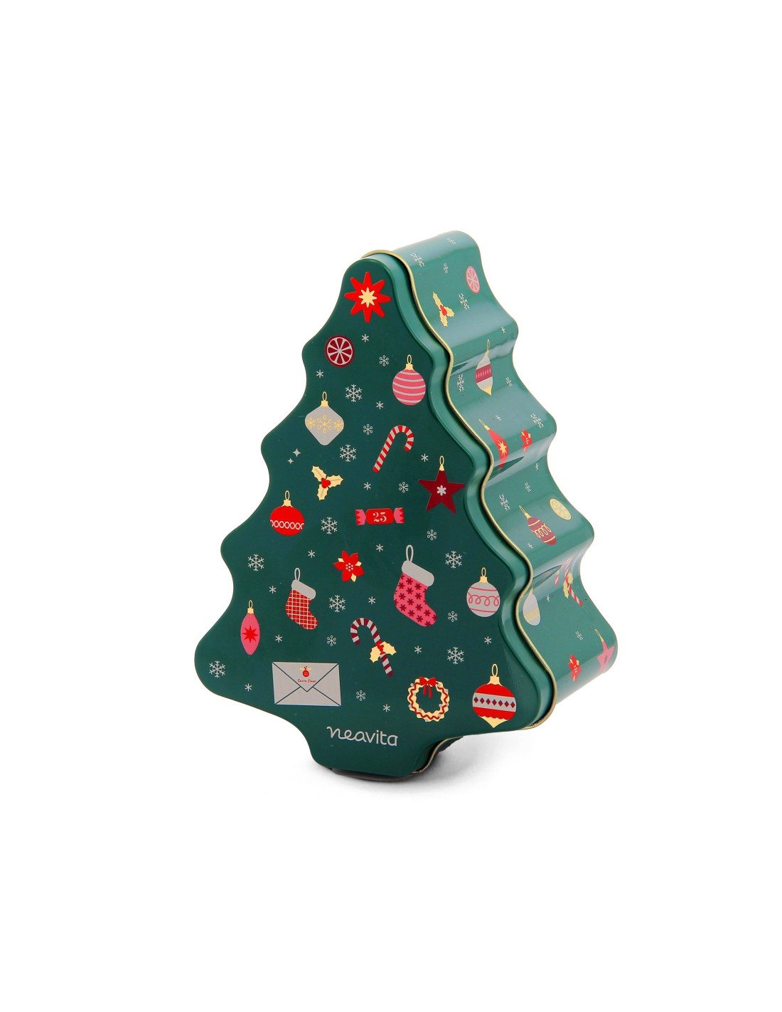 Absolutely Yours Confezione 8 Portafogli Natalizi Con Alberelli – 4 Design, Buste Incluse – Ecologici, Carta FSC