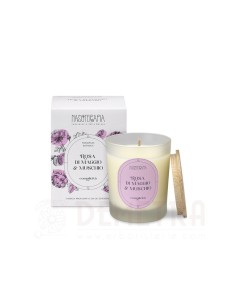 Candela Profumata Rosa di Maggio e Muschio – Atmosfera Floreale