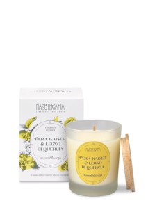 Candela Profumata Pera Kaiser e Quercia – Nasoterapia | Bioessenza