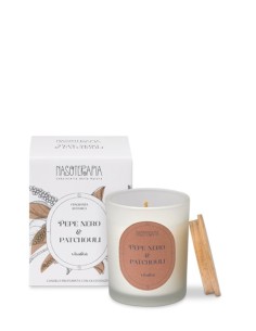Candela Profumata Pepe Nero e Patchouly – Nasoterapia | Bioessenza