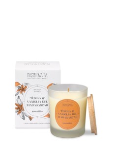 Candela Profumata Tonka e Vaniglia del Madagascar – Nasoterapia