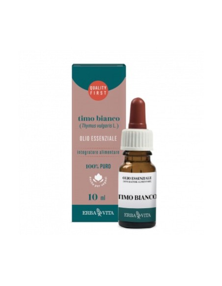 Olio Essenziale Timo Bianco 10 ml – Erba Vita | Respirazione Naturale