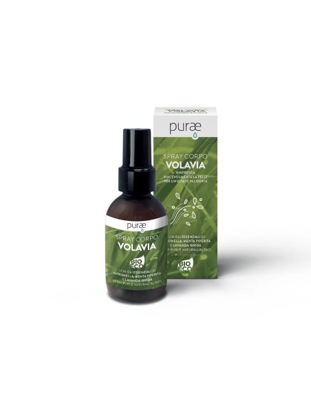 Volavia Spray Corpo Purae | Protezione Naturale con Oli Essenziali Volavia Spray Corpo Purae | Protezione Naturale con Oli Essenziali