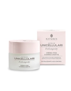 Crema Viso Giorno/Notte Acque Unicellulari Nature’s | Idratante Natura