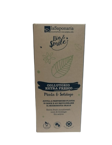 Collutorio Menta e Solidago La Saponaria | Collutorio Naturale Extra F