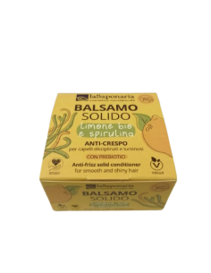 Balsamo Solido Limone e Spirulina La Saponaria | Balsamo Bio Plastic F