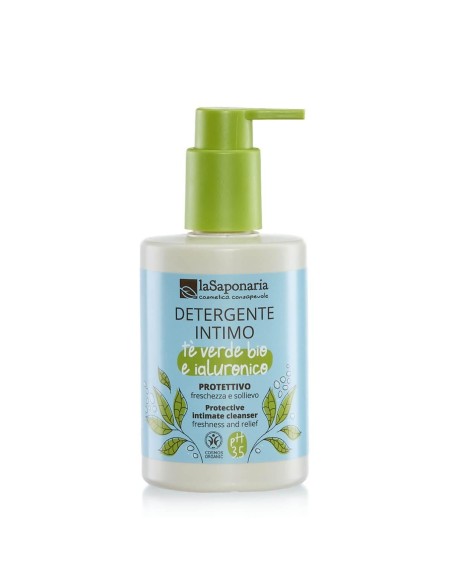 Detergente Intimo Tè Verde Bio e Ialuronico La Saponaria