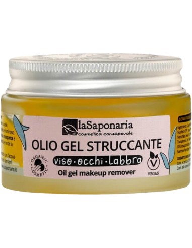 Olio Gel Struccante La Saponaria | Struccante Naturale