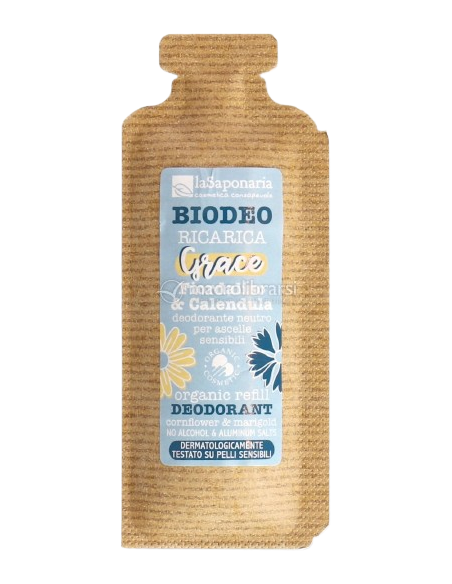 Biodeo Ricarica La Saponaria | Deodorante Naturale Eco Refill