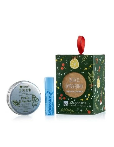 Bosco d’Inverno Kit Mani e Labbra La Saponaria