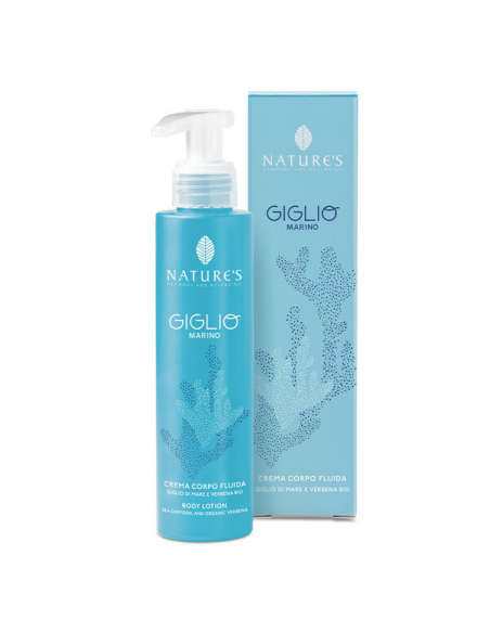 Giglio Marino Crema Corpo Fluida - Idratante Naturale con Verbena Bio